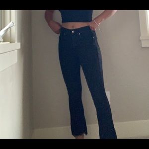 AYR Women's Black Ankle & Cropped Jeans